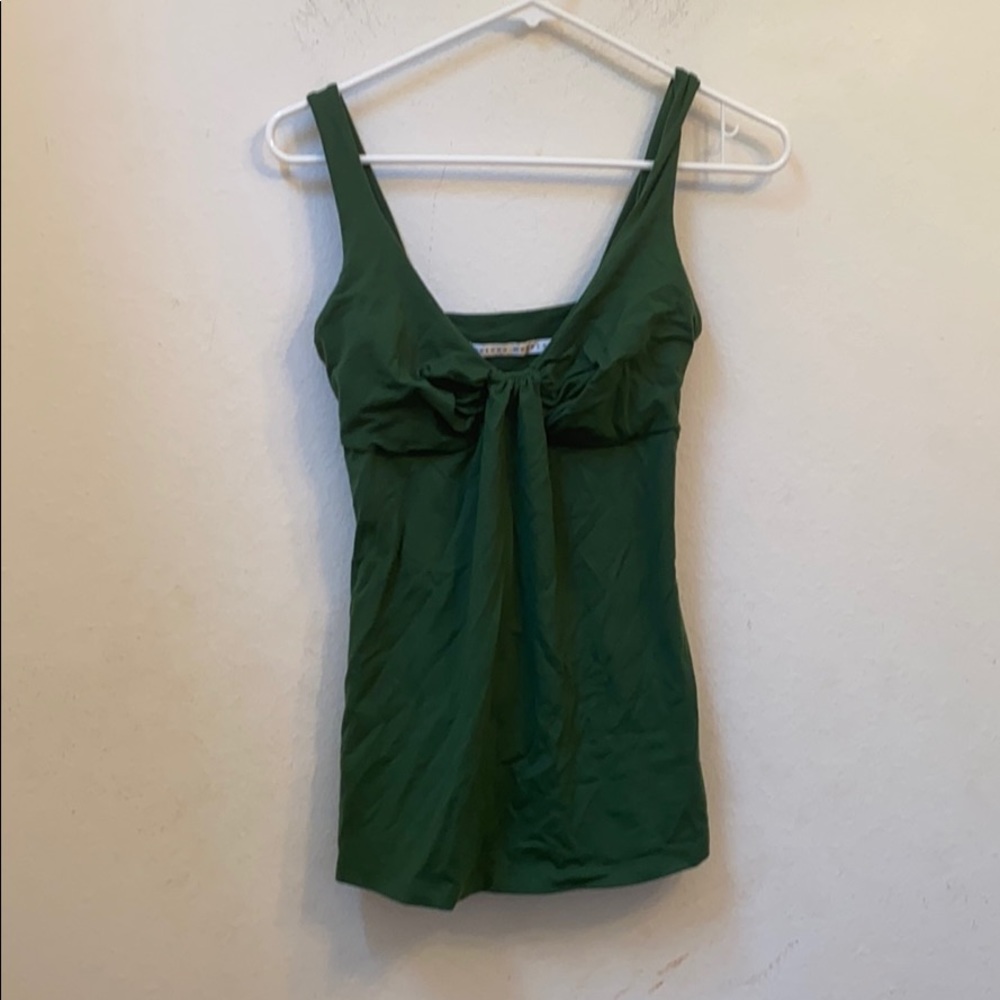 Susana Monaco Solid green sleeveless Tank, sz S